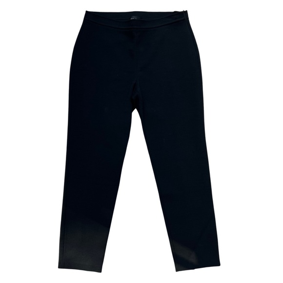 St. John Caviar Collection High Rise Cropped Knit Pant - Picture 5 of 13